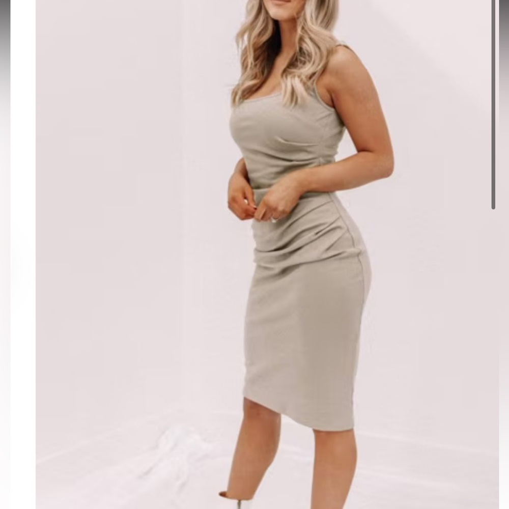 Light Olive No Need to Explain Dress